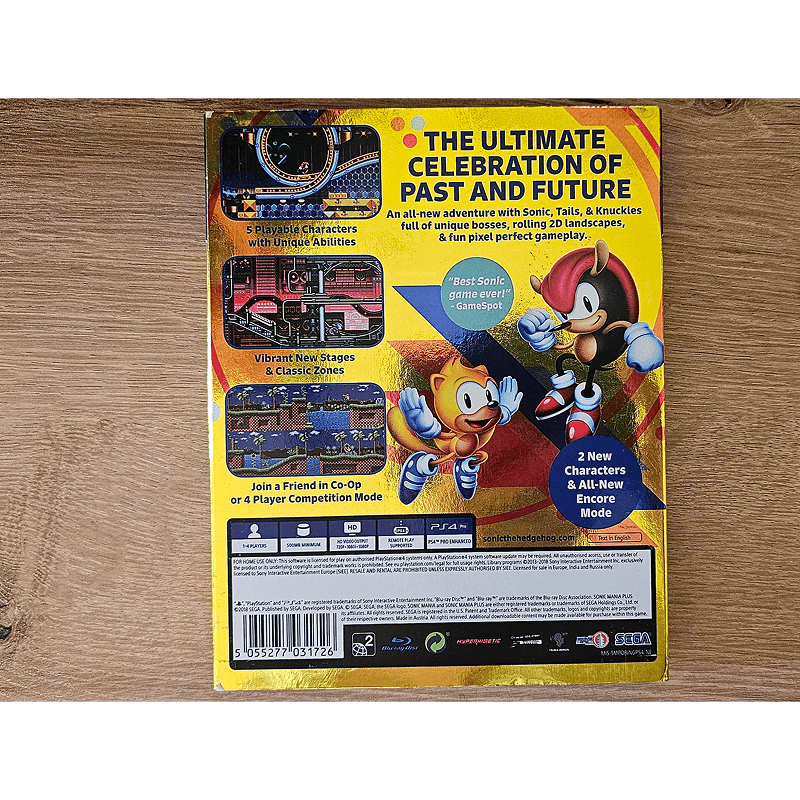 Playstation 4 - Sonic Mania Plus